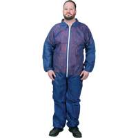 Coveralls, Medium, Blue, Polypropylene Rideout Tool & Machine Inc.