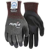 Gants r&eacute;sistant aux coupures Max Ninja, Taille Grand, Calibre 10, Rev&ecirc;tement Bipolym&egrave;re, Enveloppe en Dyneema, ASTM ANSI niveau A3 Rideout Tool & Machine Inc.
