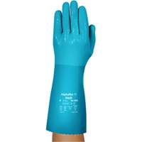 AlphaTec&reg; 04-003 Chemical Resistant Gloves, Size 8, 14" L, Nitrile/PVC, Fleece Inner Lining, Winter Weight Rideout Tool & Machine Inc.