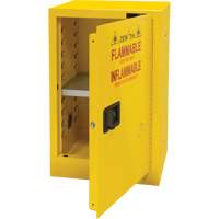 Flammable Storage Cabinet, 12 gal., 1 Door, 23" W x 35" H x 18" D Rideout Tool & Machine Inc.