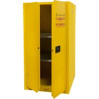 Flammable Storage Cabinet, 60 gal., 2 Door, 34" W x 65" H x 34" D SGU467 | Rideout Tool & Machine Inc.