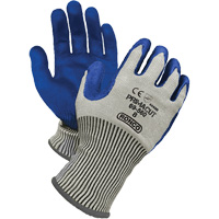 PrimaCut Cut Resistant Gloves, Size 8, 13 Gauge, Nitrile Coated, HPPE Shell, ANSI/ISEA 105 Level 4/EN 388 Level 5 Rideout Tool & Machine Inc.