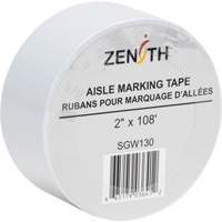 Aisle Marking Tape, 2" x 108', PVC, White Rideout Tool & Machine Inc.