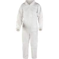 Premium Coveralls, Medium, White, Microporous Rideout Tool & Machine Inc.