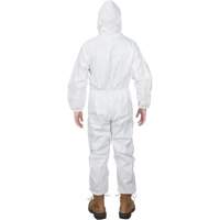 Premium Hooded Coveralls, Small, White, Microporous Rideout Tool & Machine Inc.