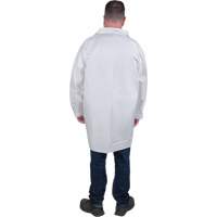 Protective Lab Coat, Microporous, White, Medium SGW618 | Rideout Tool & Machine Inc.