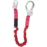 ShockSorb Internal Shock Lanyard, 6', Rebar Hook Center, Snap Hook Leg Ends, Polyester Rideout Tool & Machine Inc.