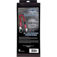 ShockSorb Internal Shock Lanyard, 6', Snap Hook Center, Snap Hook Leg Ends, Polyester Rideout Tool & Machine Inc.