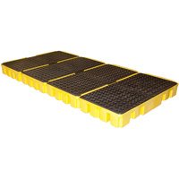 Low Profile Spill Pallet, 102 US gal. Spill Capacity, 96" x 49" x 6.5" Rideout Tool & Machine Inc.