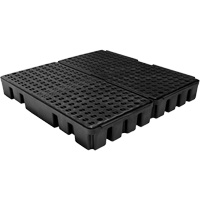 Black Diamond Low Profile Spill Pallet, 51 US gal. Spill Capacity, 49" x 48" x 6.5" Rideout Tool & Machine Inc.