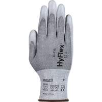 HyFlex&reg; 11-755 Cut Resistant Gloves, Size 6, 18 Gauge, Polyurethane Coated, Polyester/HPPE/Tungsten/Spandex Shell, ASTM ANSI Level A5/EN 388 Level E Rideout Tool & Machine Inc.