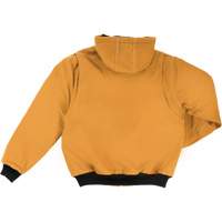 Blouson d'aviateur en toile lourde avec capuchon, Hommes, Petit, Brun Rideout Tool & Machine Inc.