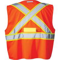 SV350 X-Back Safety Vest with Light, High Visibility Orange, Small, Polyester Rideout Tool & Machine Inc.