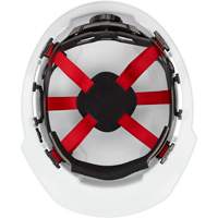 Casque de s&eacute;curit&eacute; &agrave; bordure avant, R&eacute;pond aux normes CSA type 1, Suspension Rochet, Non ventil&eacute; Rideout Tool & Machine Inc.