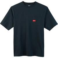 Heavy-Duty Pocket T-Shirt, Men's, Small, Blue Rideout Tool & Machine Inc.