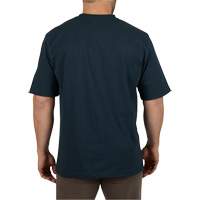 Heavy-Duty Pocket T-Shirt, Men's, Small, Blue Rideout Tool & Machine Inc.
