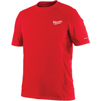Workskin Short Sleeve Shirt, Men's, Small, Red Rideout Tool & Machine Inc.