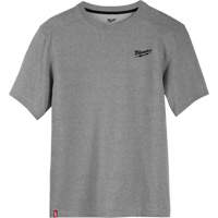 Hybrid Work Tee Shirt, Men's, Small, Grey Rideout Tool & Machine Inc.