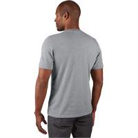 Hybrid Work Tee Shirt, Men's, Small, Grey Rideout Tool & Machine Inc.