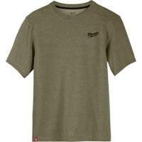 Hybrid Work Tee Shirt, Men's, Small, Green Rideout Tool & Machine Inc.