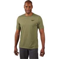 Hybrid Work Tee Shirt, Men's, Small, Green Rideout Tool & Machine Inc.