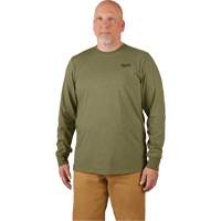 Hybrid Work Tee Shirt, Men's, Small, Green Rideout Tool & Machine Inc.