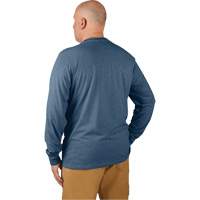 Hybrid Work Tee Shirt, Men's, Small, Blue Rideout Tool & Machine Inc.