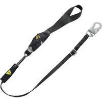 Longe utilitaire &agrave; amortisseur d'&eacute;nergie V-Series, 6', Point d'ancrage &agrave; Crochet mousqueton, Crochet mousqueton aux jambes, Nylon Rideout Tool & Machine Inc.