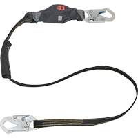 Anti-Corrosion Energy Absorbing Lanyard, 6', Rebar Hook Center, Snap Hook Leg Ends, Polyester Rideout Tool & Machine Inc.