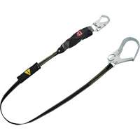 V-Series Welding Shock Absorbing Lanyard, 6', Snap Hook Center, Snap Hook Leg Ends, Kevlar&reg;/Nomex&reg; Rideout Tool & Machine Inc.