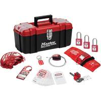 Trousse de cadenassage standard avec cadenas en thermoplastique Zenex, Ensemble Vanne, 13 composants compris Rideout Tool & Machine Inc.