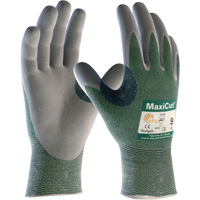 ATG MaxiCut&reg; Engineered Yarn Cut Resistant Gloves, Size Large, 15 Gauge, Nitrile Coated, Engineered Yarn Shell, ASTM ANSI Level A2/EN 388 Level 3/EN 388 Level B Rideout Tool & Machine Inc.