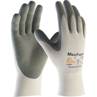 ATG MaxiFoam&reg; Premium Seamless Knit Gloves, Large, Nitrile Coating, 15 Gauge, Nylon Shell Rideout Tool & Machine Inc.