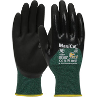 ATG MaxiCut&reg; Oil Cut-Resistant Gloves, Size Large, 15 Gauge, Nitrile Coated, Engineered Yarn Shell, ASTM ANSI Level A2/EN 388 Level 3/EN 388 Level B Rideout Tool & Machine Inc.