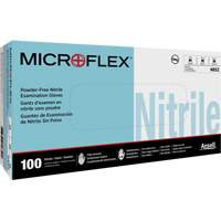 Microflex<sup>®</sup> N85 Gloves, X-Small, Nitrile, 3.5-mil, Powder-Free, Blue, Class 2 SHA327 | Rideout Tool & Machine Inc.
