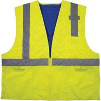 Chill-Its 6668 Safety Cooling Vest, Small, High Visibility Lime-Yellow SHB413 | Rideout Tool & Machine Inc.
