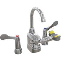 Swing-Activated Faucet/Eyewash with Wristblade Faucet Valves, Sink Mount Installation Rideout Tool & Machine Inc.