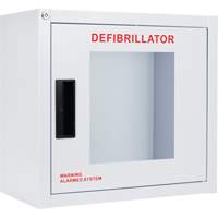 Standard Large AED Cabinet with Alarm, Zoll AED Plus<sup>®</sup>/Zoll AED 3™/Cardio-Science/Physio-Control For, Non-Medical SHC001 | Rideout Tool & Machine Inc.