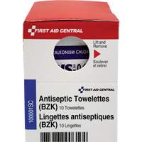 SmartCompliance<sup>®</sup> Refill Benzalkonium Chloride First Aid Treatment, Towelette, Antiseptic SHC029 | Rideout Tool & Machine Inc.