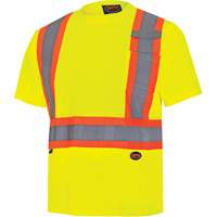 6991 Chandail de s&eacute;curit&eacute; en il-de-perdrix, Polyester, 3T-Grand, Jaune lime haute visibilit&eacute; Rideout Tool & Machine Inc.