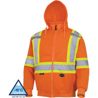 6924 Chandail &agrave; capuche, Petit, Orange haute visibilit&eacute; Rideout Tool & Machine Inc.