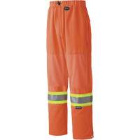 6001P Pantalon de s&eacute;curit&eacute; routi&egrave;re, Polyester, T-petit, Orange haute visibilit&eacute; Rideout Tool & Machine Inc.