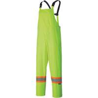 5599 Lightweight Waterproof Rain Suit, Polyester/PVC, X-Small, High Visibility Lime-Yellow Rideout Tool & Machine Inc.