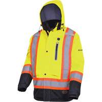 5408 Veste imperm&eacute;able &agrave; isolation thermique, Hommes, Petit, Jaune lime haute visibilit&eacute; Rideout Tool & Machine Inc.