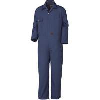 515T Coveralls with Zipper, Men's, Navy Blue, Size 40 Rideout Tool & Machine Inc.