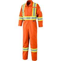 7702T FR-Tech&reg; Arc-Rated Coverall, Size 40 (Tall), High Visibility Orange, 10 cal/cm² Rideout Tool & Machine Inc.