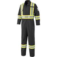 7702BKT FR-Tech&reg; Arc-Rated Coverall, Size 40 (Tall), Black, 10 cal/cm² Rideout Tool & Machine Inc.