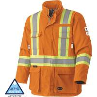 5533 Manteau de s&eacute;curit&eacute; ignifuge, Petit, Orange haute visibilit&eacute;, 58 cal/cm² Rideout Tool & Machine Inc.
