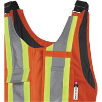 5534A Flame-Resistant Quilted Safety Overalls, Small, Orange Rideout Tool & Machine Inc.