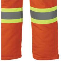 5534A Flame-Resistant Quilted Safety Overalls, Small, Orange Rideout Tool & Machine Inc.